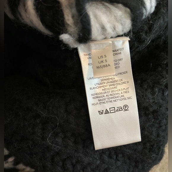 NWT ⚜️🖤⚜️ FREE PEOPLE Alpine pull over mock neck sweater size S wool and alpaca - Picture 16 of 17